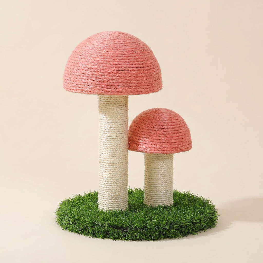 Sisal Cat Mushroom Scratching Post