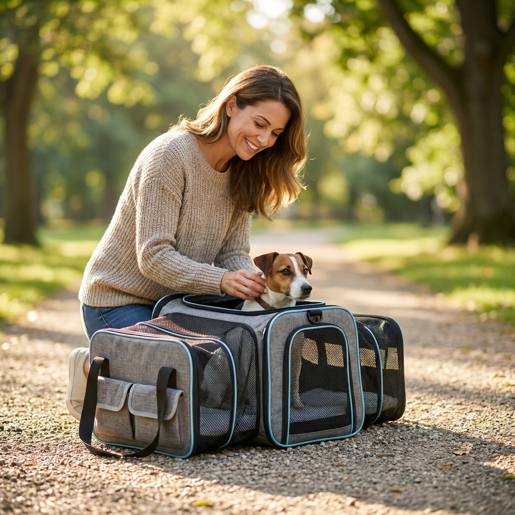 Foldable Pet Carrier Bag