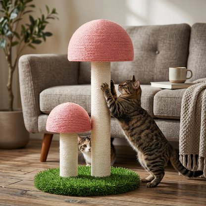 Sisal Cat Mushroom Scratching Post