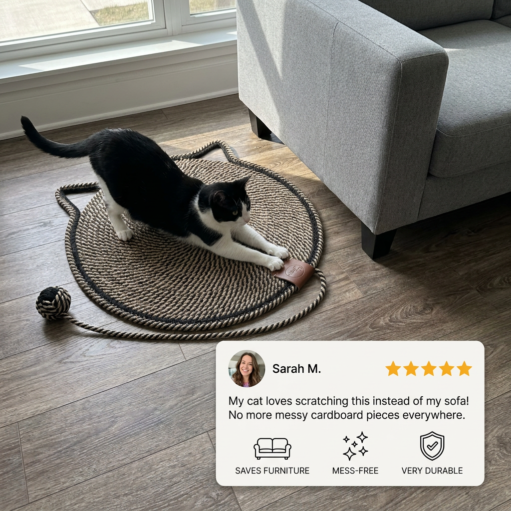 Cat Scratching Toy Carpet