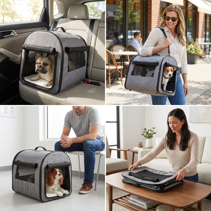 Practical Foldable Dog Carrier Bag