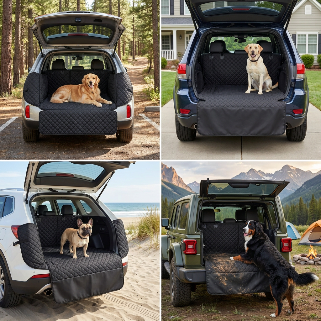 Dog boot protection for SUV vehicles