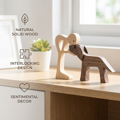 TimberPaw Handcrafted Dog Figurine