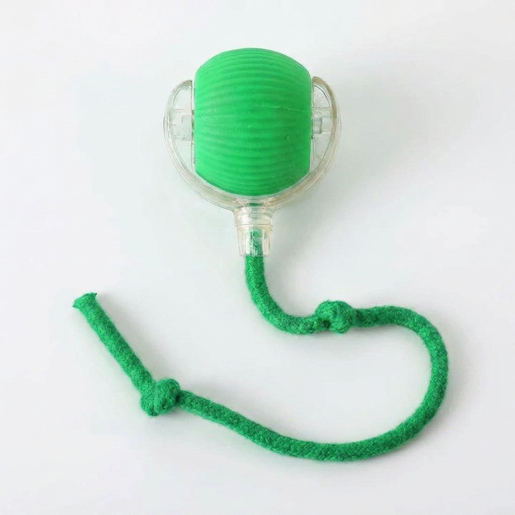 Active Rolling Ball with Tail for Cats