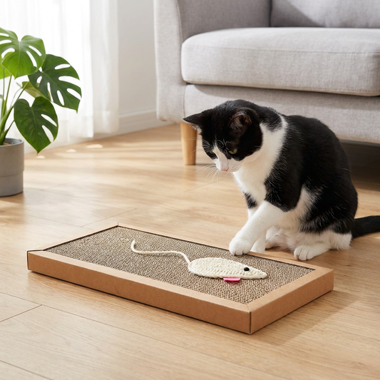 Cat Cardboard Mat Scraper