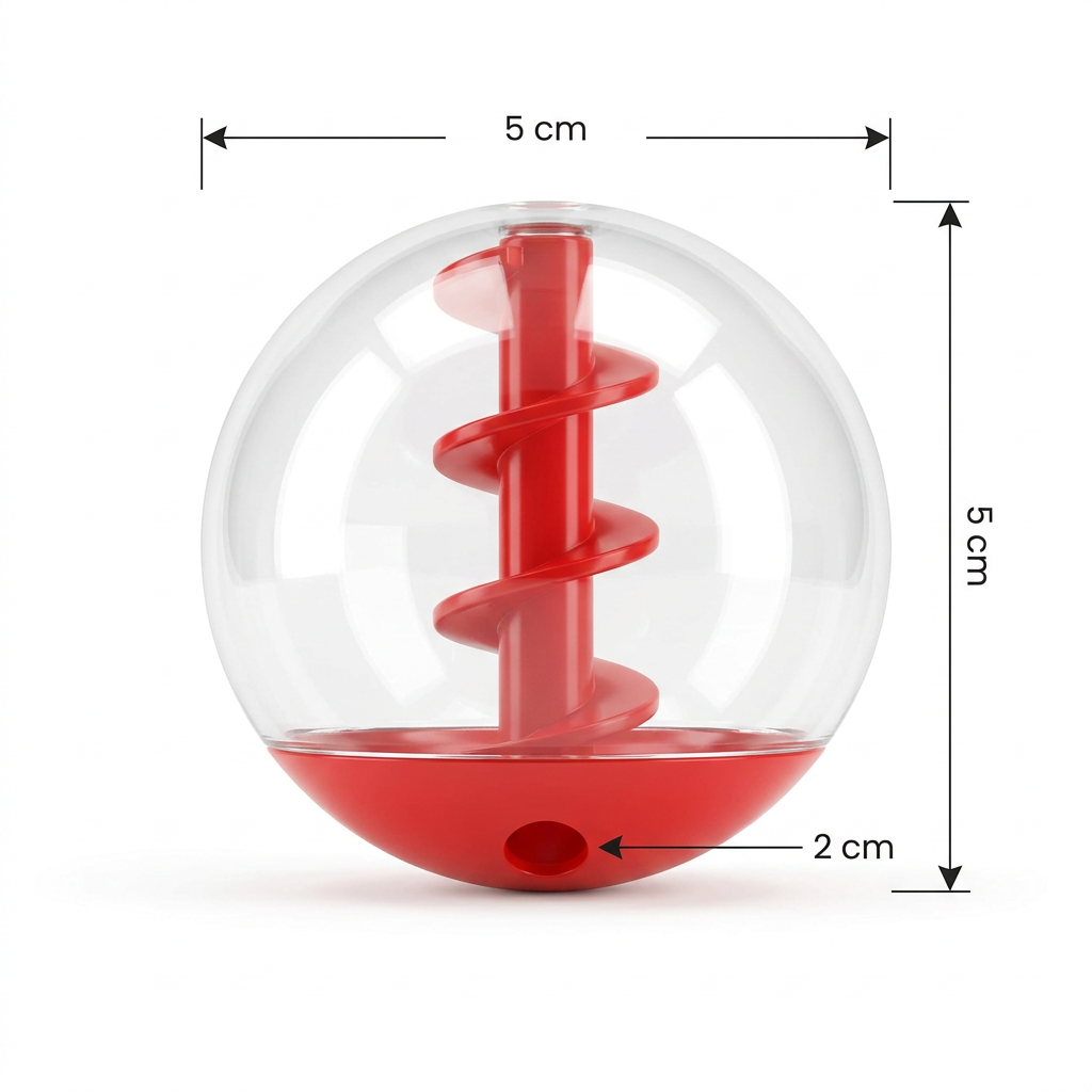 Cat Lick Eating Spiral Ball