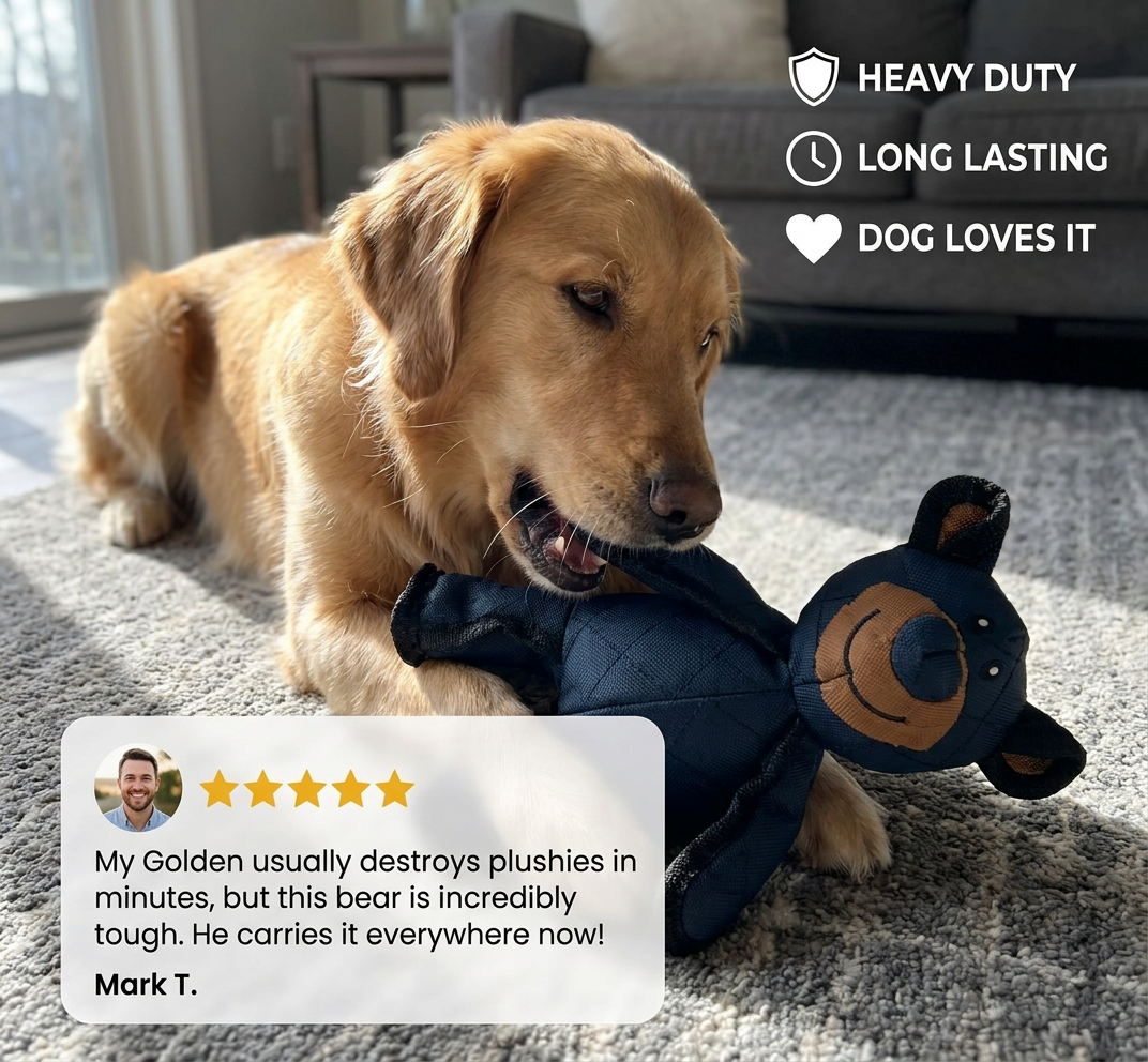 Durable Dog Plush Teddy