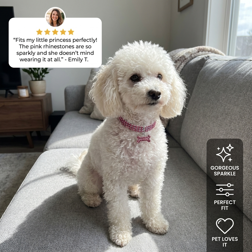 Glamorous Pet Collar – SparkleCollar