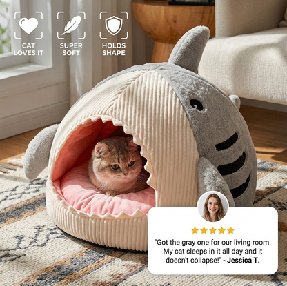 KuschelNest – Portable Cat Cave with Cozy Cushion
