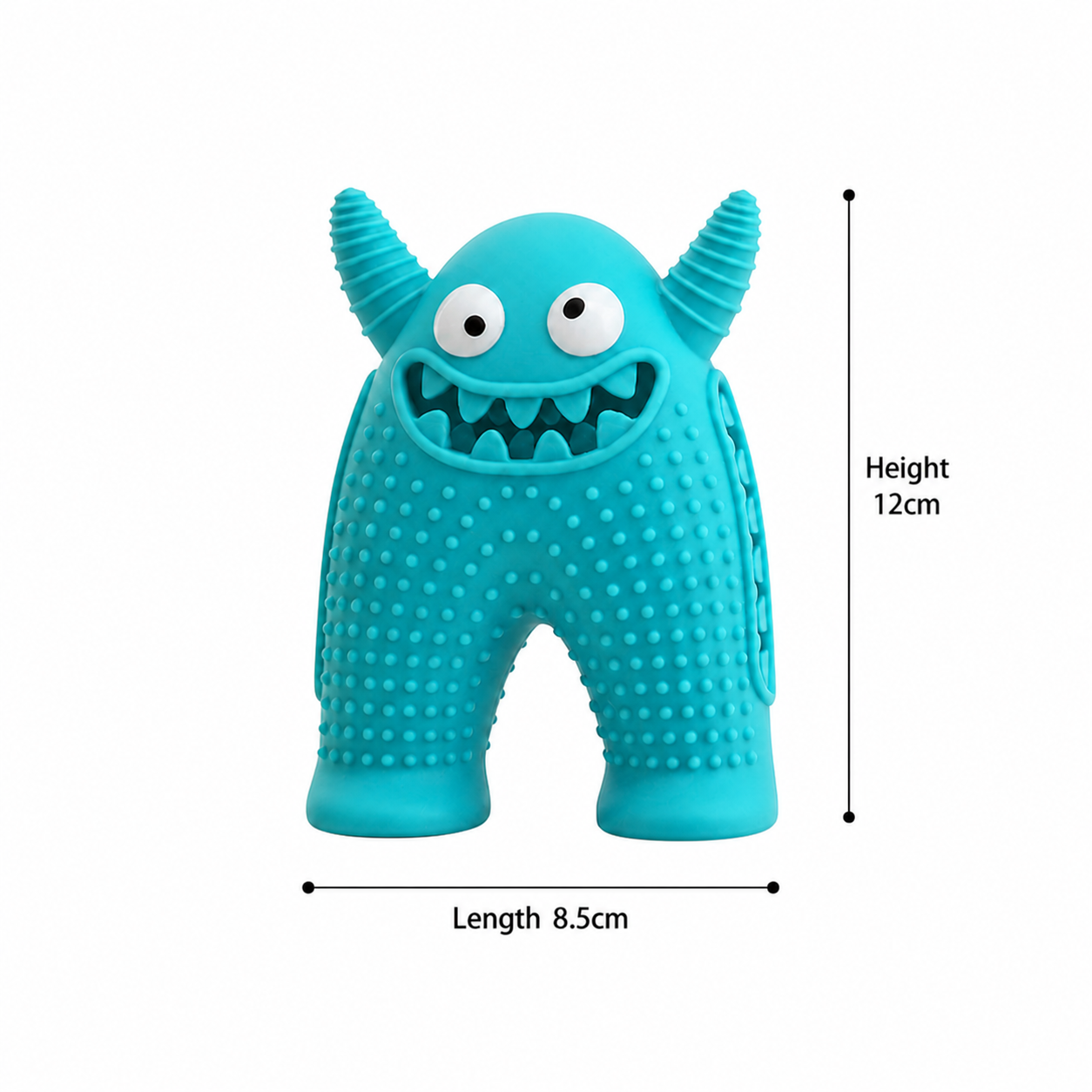 Durable Dog Dental Chew Toy – Tooth Cleaning Monster in Dog Colors