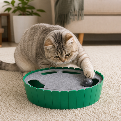 Interactive Hide & Seek Mouse Cat Toy