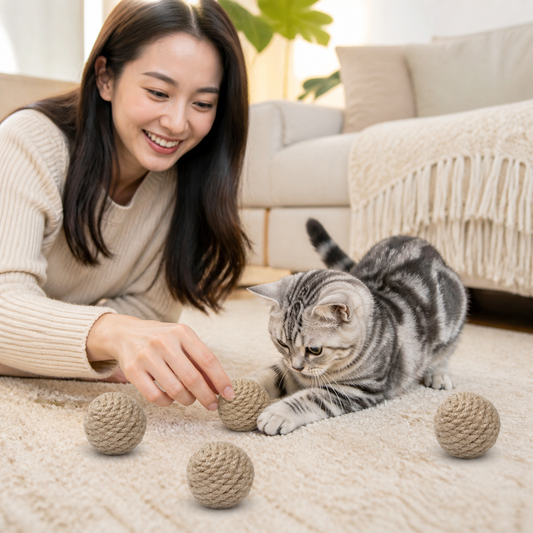 Cat Sounding Interactive Ball