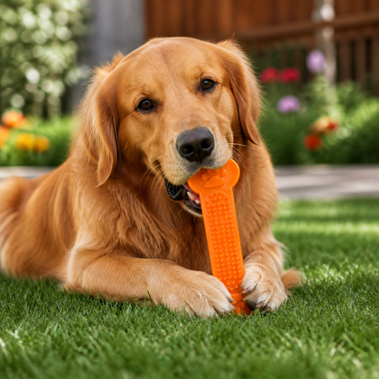 Rubber Bone Toy for Aggressive Chewers