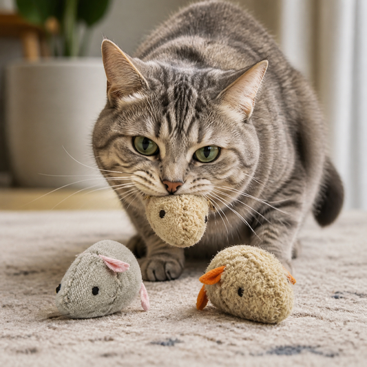 Cat Toy Plush Simulation Mouse Toy