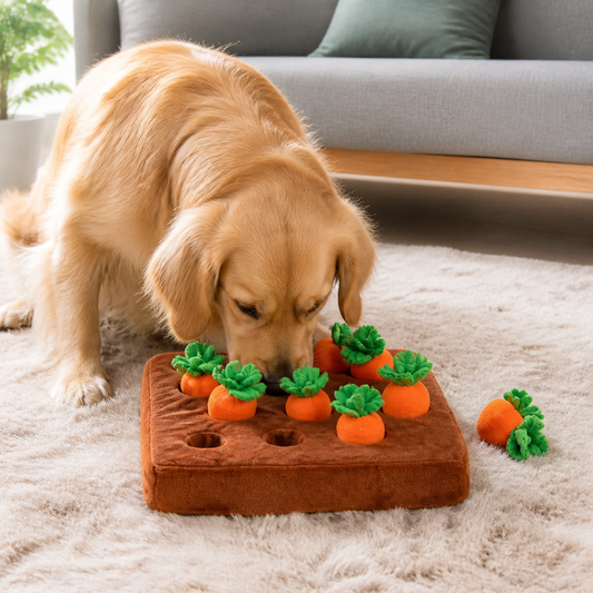 Interactive Sniffing Toy – Carrot Sniffing Garden