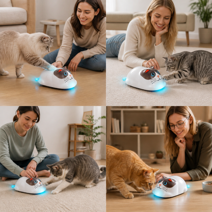 Touch-Activated Smart Cat Robot Toy