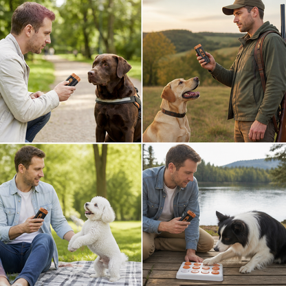 Ultrasonic Dog Bark Control Device – Portable & Rechargeable