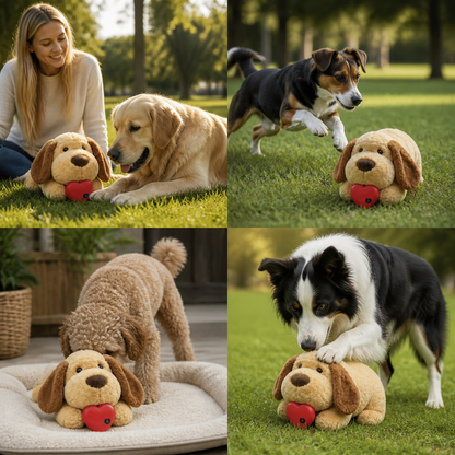 Calming Heartbeat Comfort Plush for Pets – Anxiety & Stress Relief