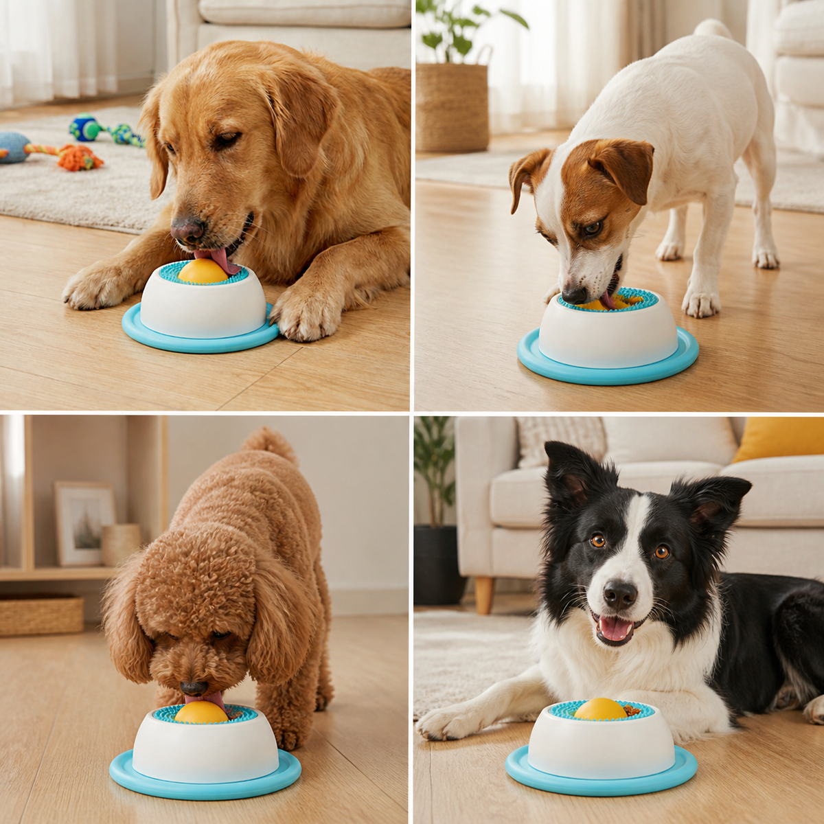 Interactive Lick Mat Slow Feeder Enrichement Toy for Dogs