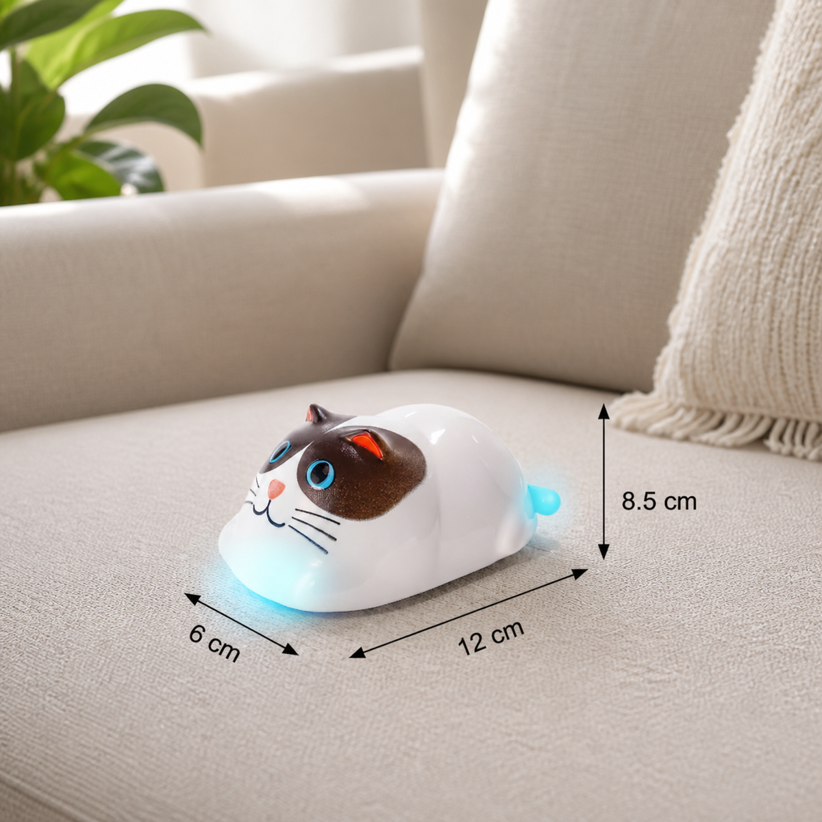 Touch-Activated Smart Cat Robot Toy