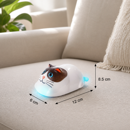 Touch-Activated Smart Cat Robot Toy