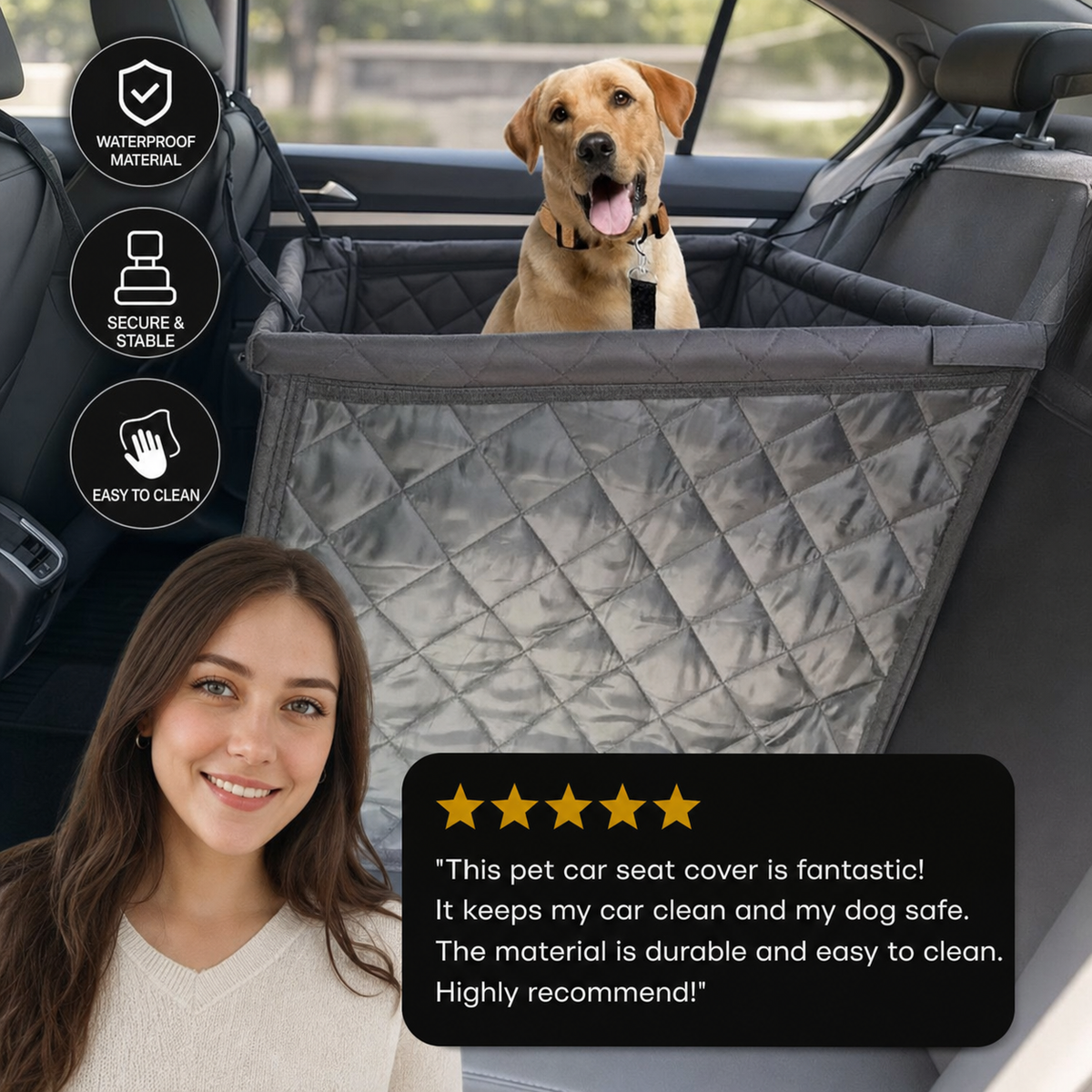 Pet Carrier Car Seat Cover