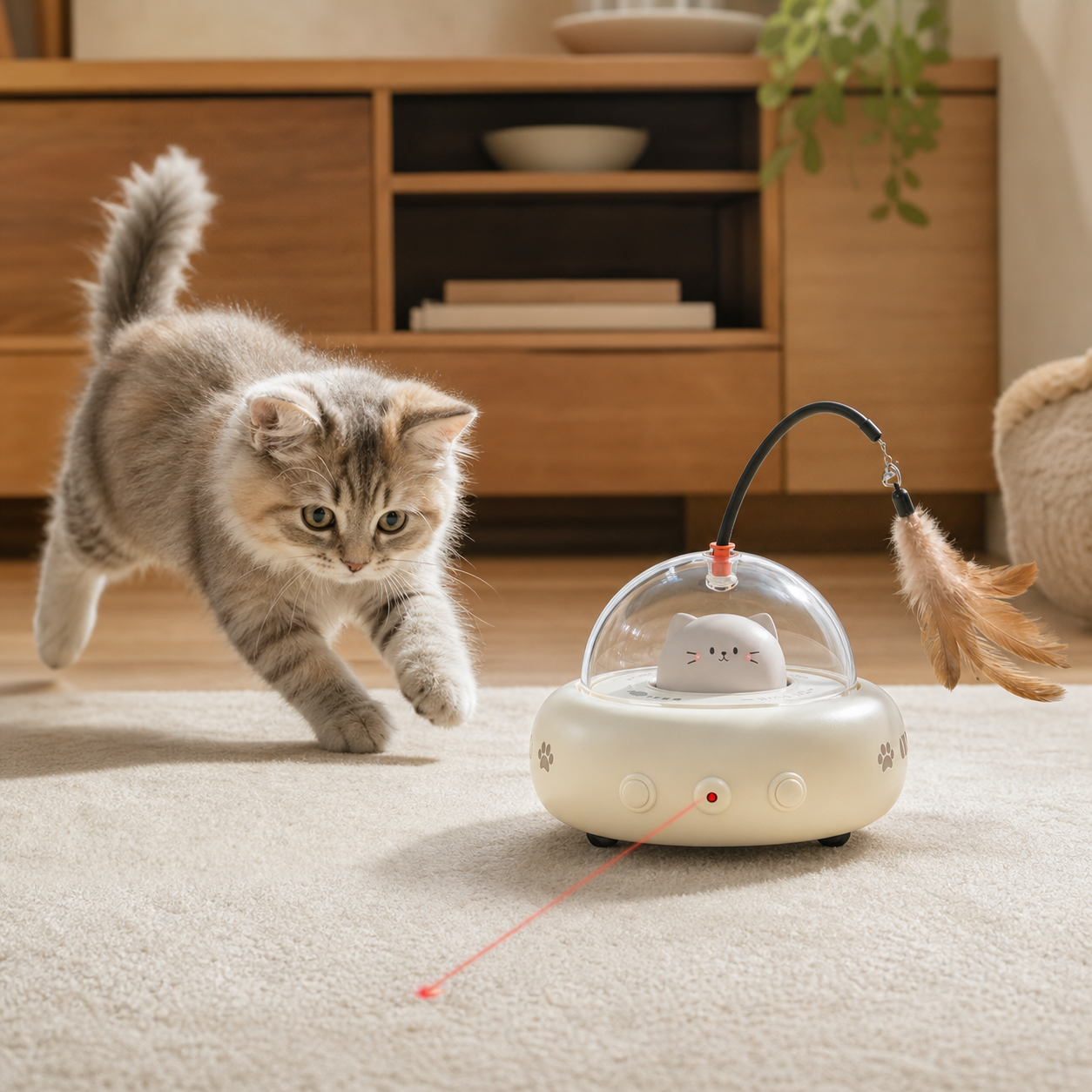 Cat Ufo Laser Toy