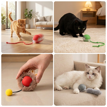 Interactive Hunting Ball for Cats – HuntJoy