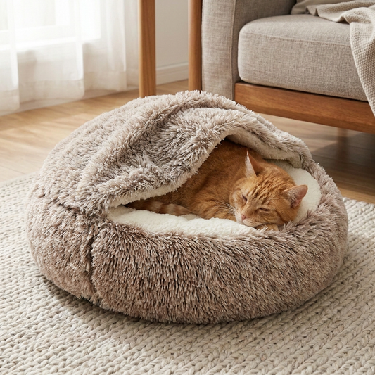 2-in-1 Cat Cuddle Cave