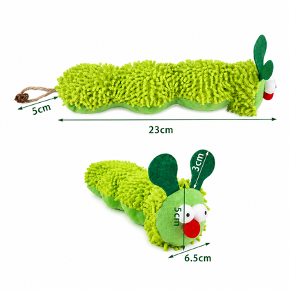 Caterpillar Catnip Back Tooth Toy