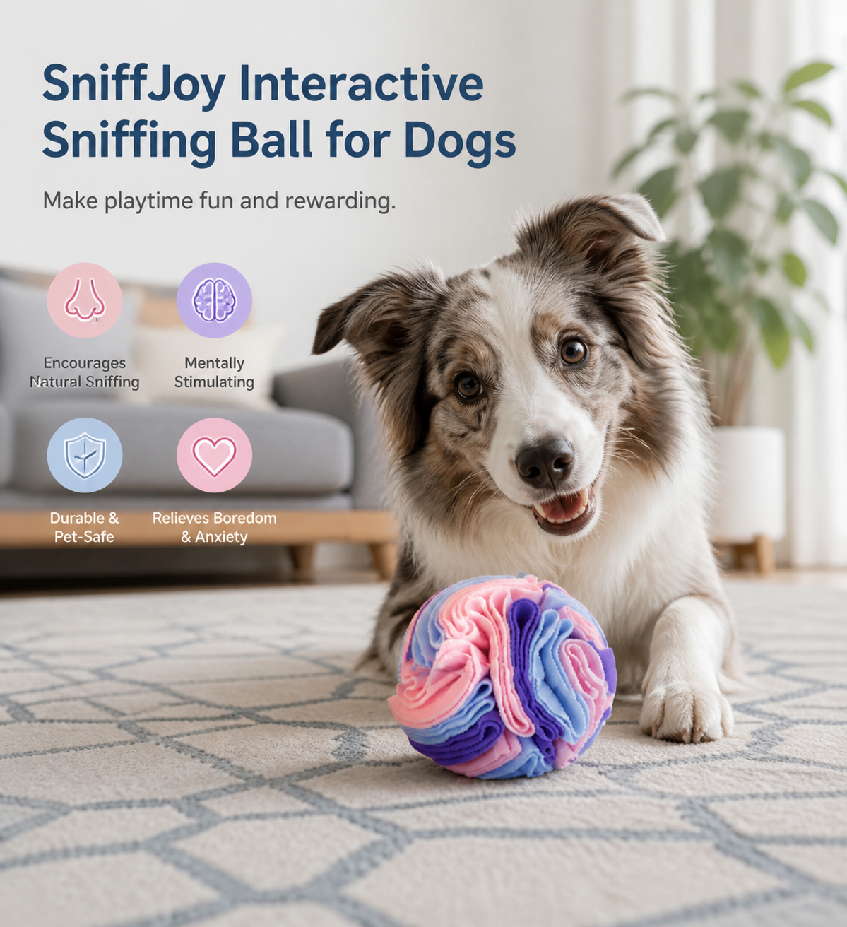 Interactive Sniffing Ball for Dogs - SniffJoy