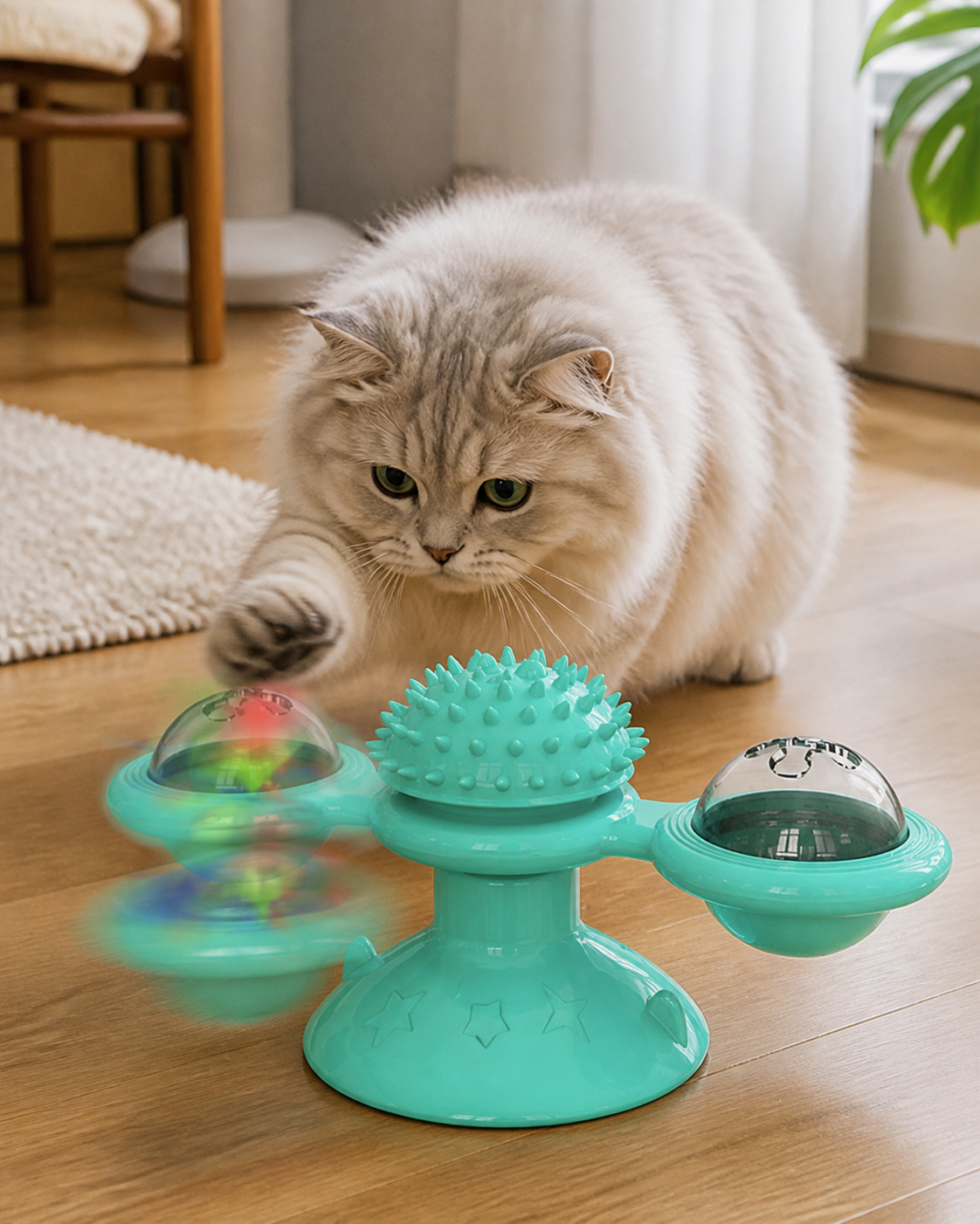 Cat Carousel Spinner Toy