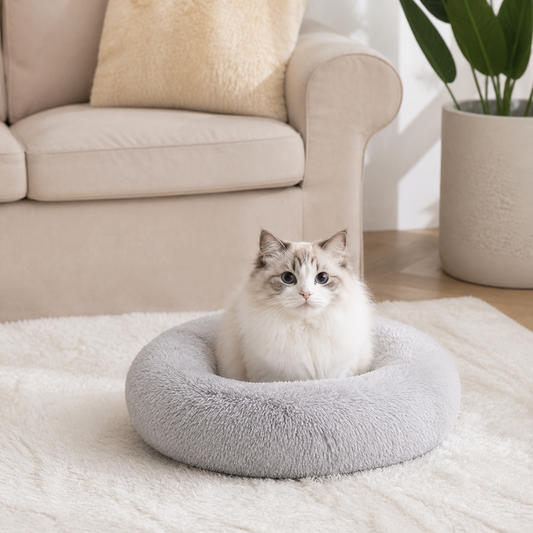 Cozy Cloud Cat Bed