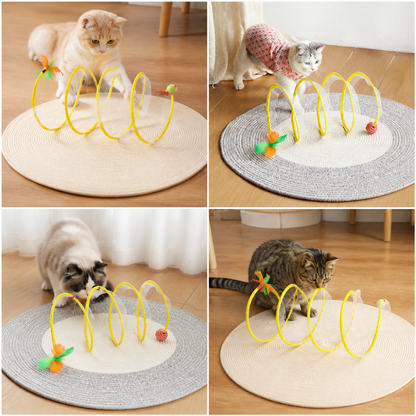 Interactive Cat Spiral Toy