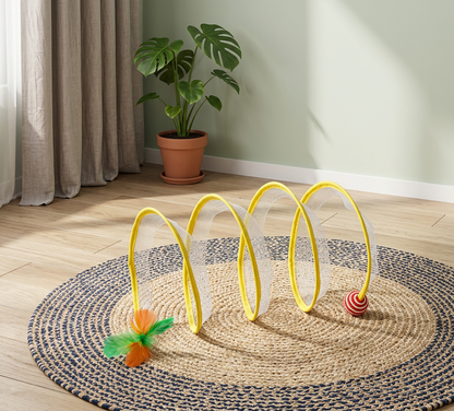 Interactive Cat Spiral Toy