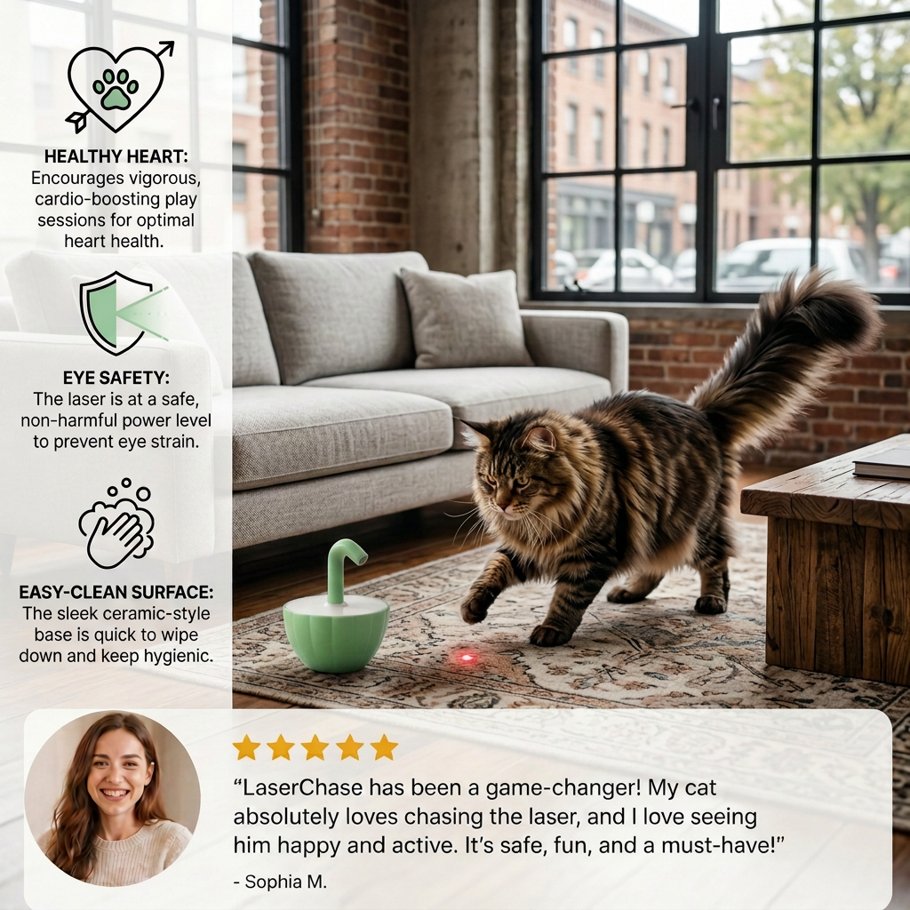 LaserChase – The Ultimate Laser Fun for Your Cat