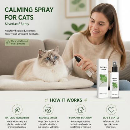Calming Spray for Cats - SilverLeaf Spray