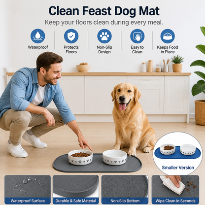 Clean Feast Dog Mat