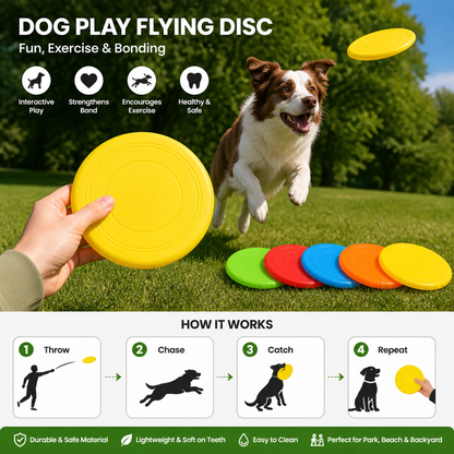 Flying Discs Dog Toy