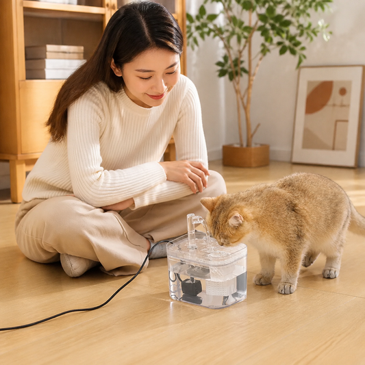 Pet Water Fountain - AquaRein Water Dispenser