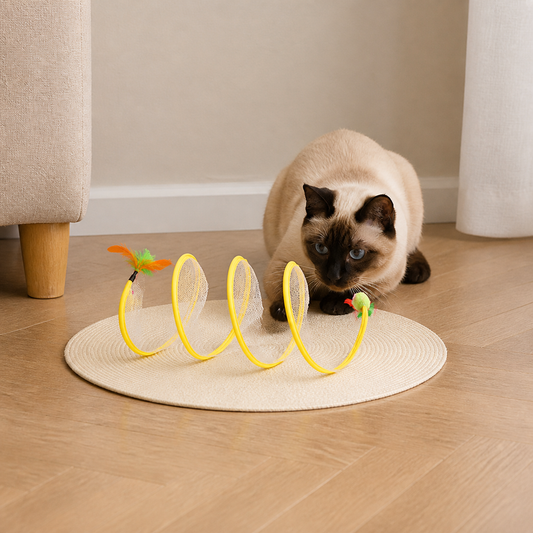 Interactive Cat Spiral Toy