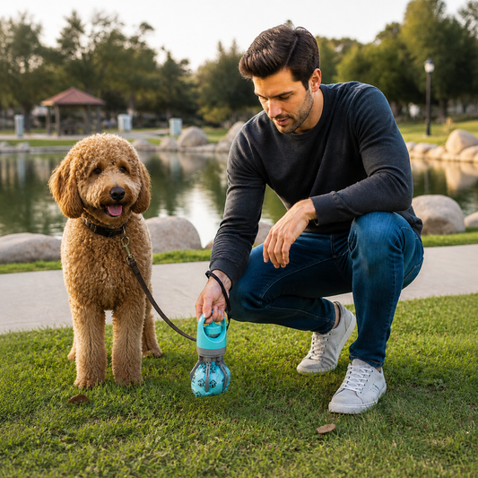Dog Poop Scooper with Bags – Portable Outdoor Cleaning Set