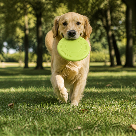 7 Colors Silicone Flying Disc Fun Dog