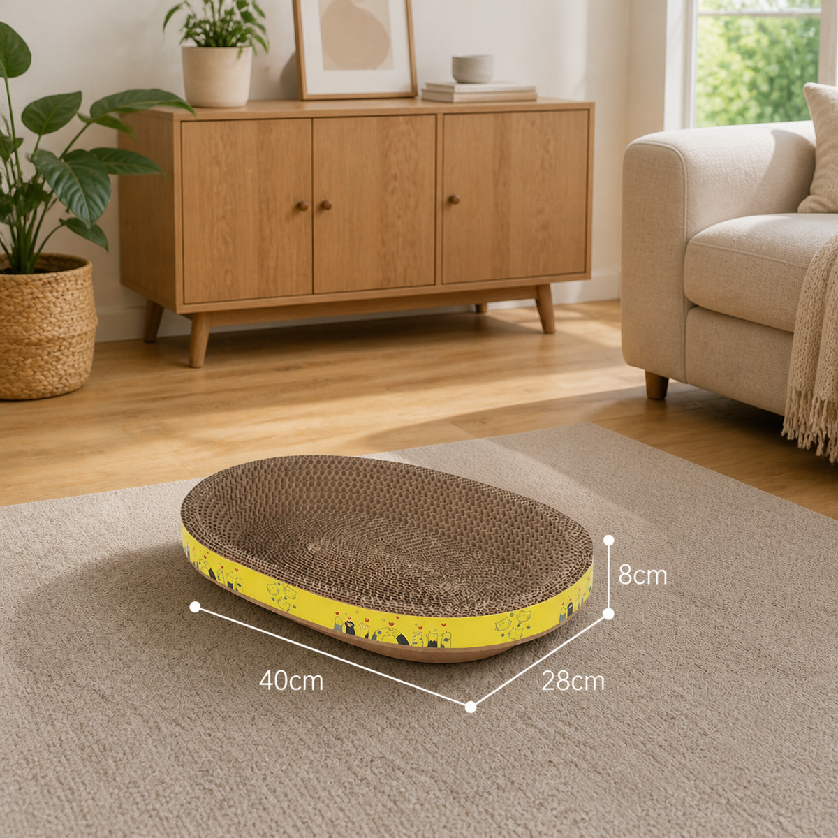 Durable Oval Cat Nest