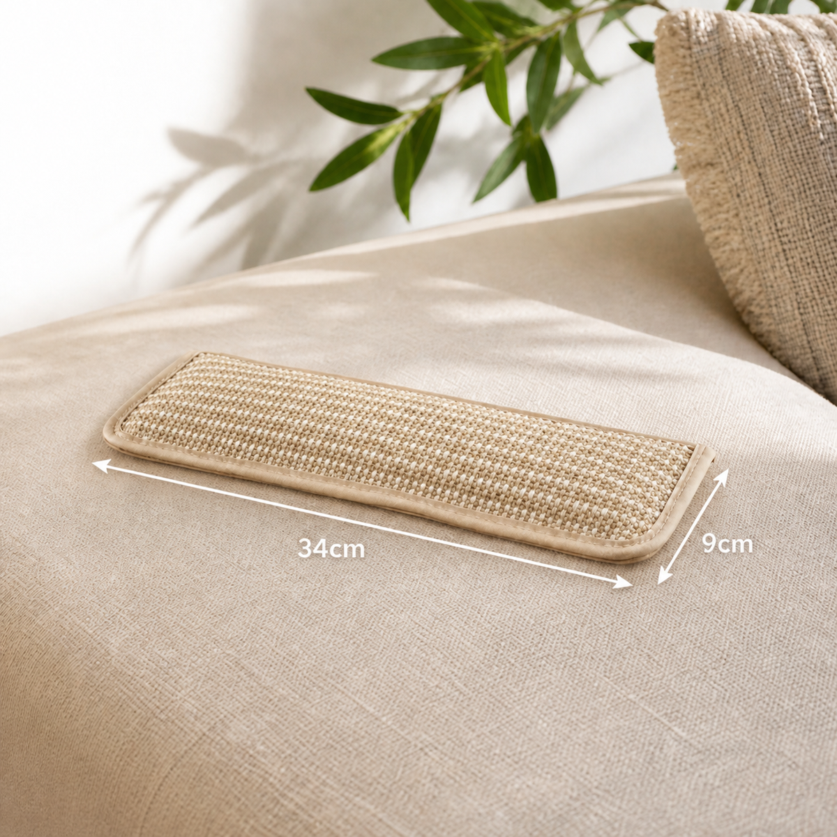 Natural catnip toy Scratching pad made from hemp rope for claw and dental care