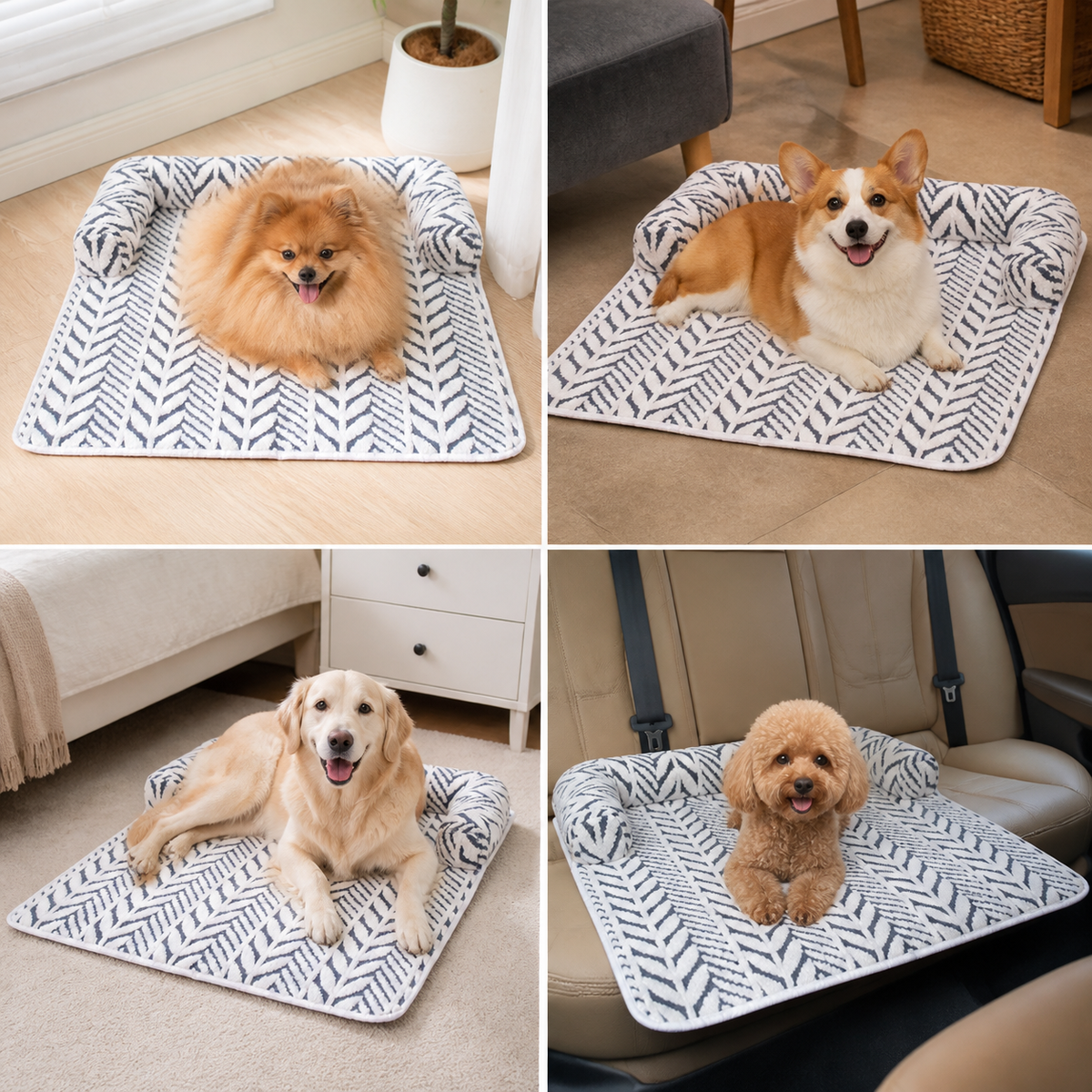 Ultra-Soft orthopedic Non-Slip Cat Bed Mat
