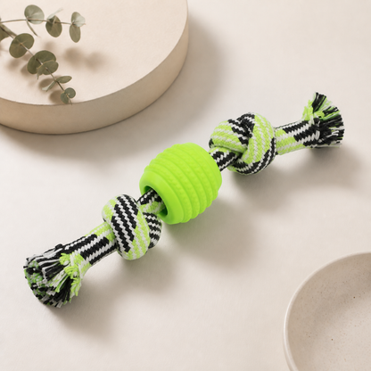 Pet Dog Toy Cotton Rope Double Knot