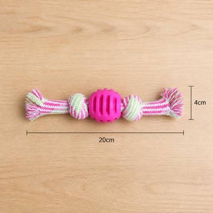 Pet Dog Toy Cotton Rope Double Knot