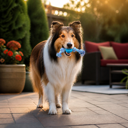 Pet Dog Toy Cotton Rope Double Knot