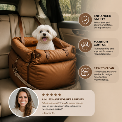 Comfortable Dog Car Seat – TravelMate